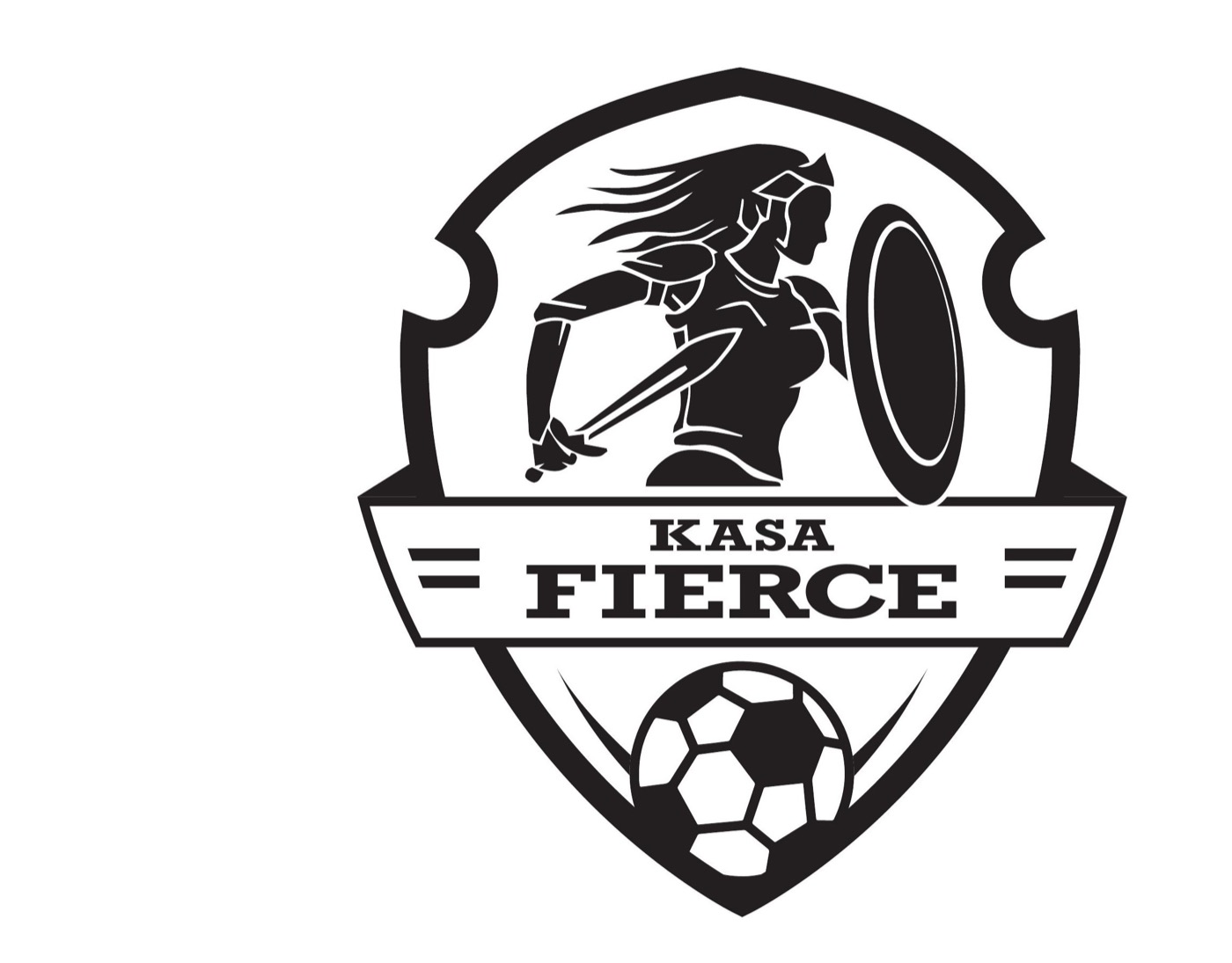 KASA Fierce girls soccer team crest